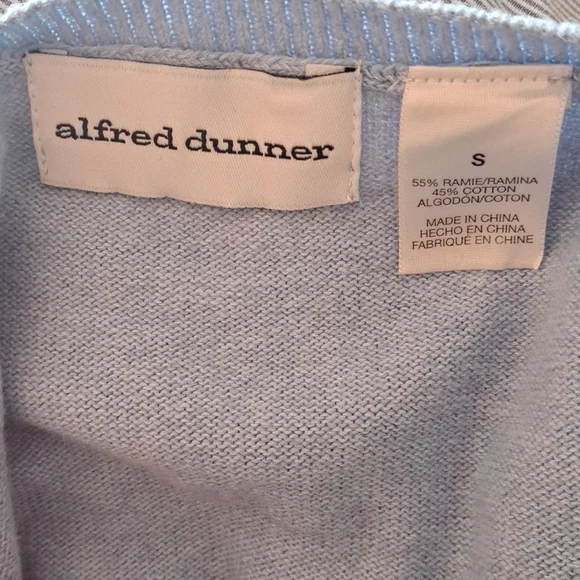 Vintage Alfred Dunner Size Small Multi Colored Floral Sweater - Picture 4 of 4